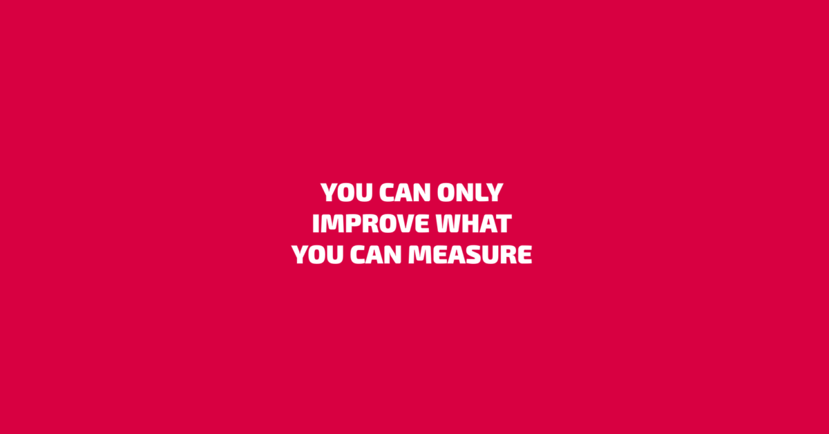 You can only improve what you can measure | Dav & Shy, We write